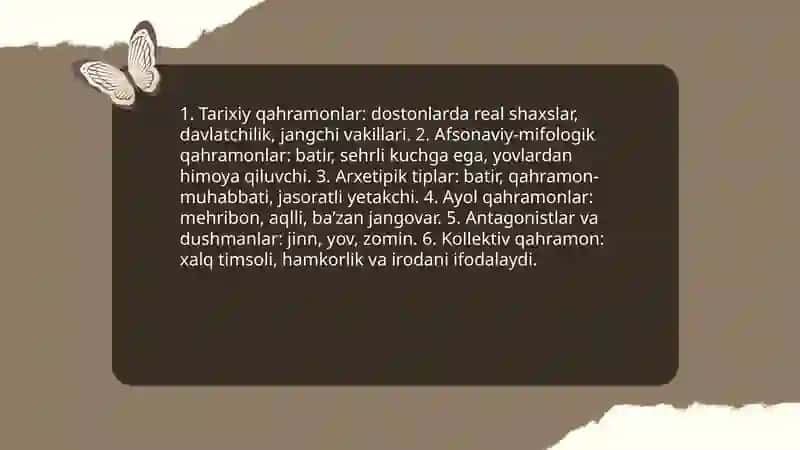 Xalq ogʻzaki ijodida anʼanaviy obrazlar 4