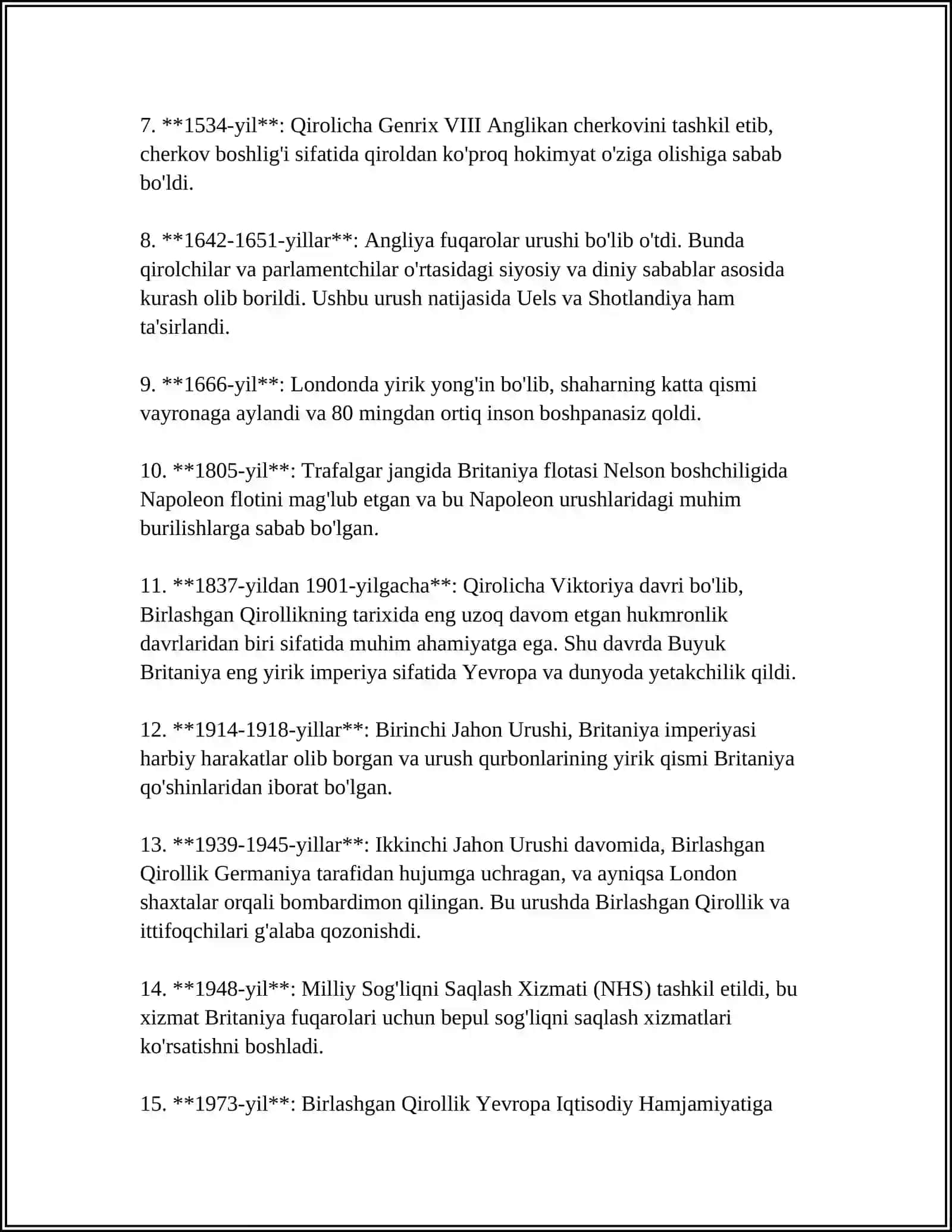 Birlashgan Qirollik Tarixi 4