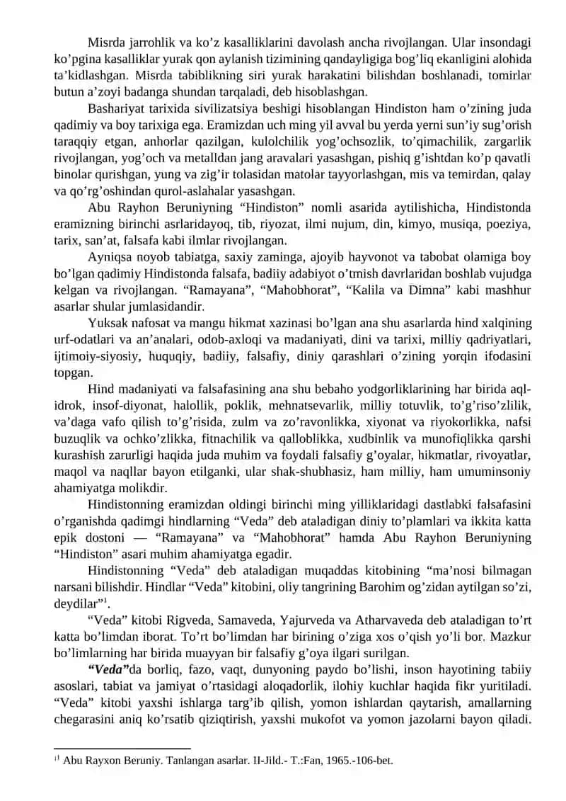 Sharq xalqlarining ilk falsafiy fikrlari 4