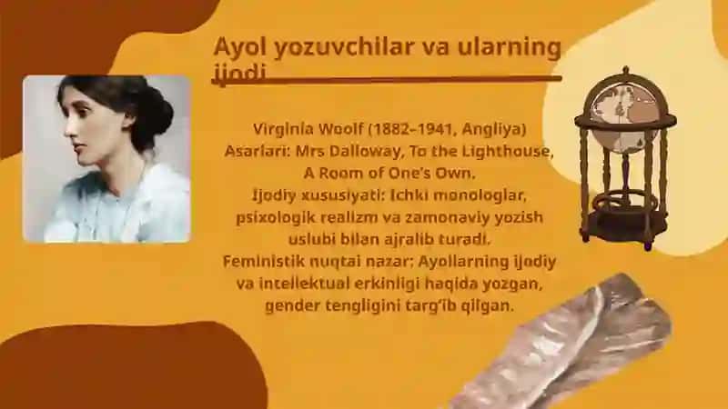 Ayol yozuvchilar va feministik adabiyot 4