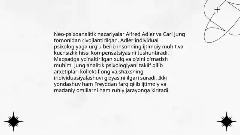 Psixoanalitik nazariya (Z. Freud) 4