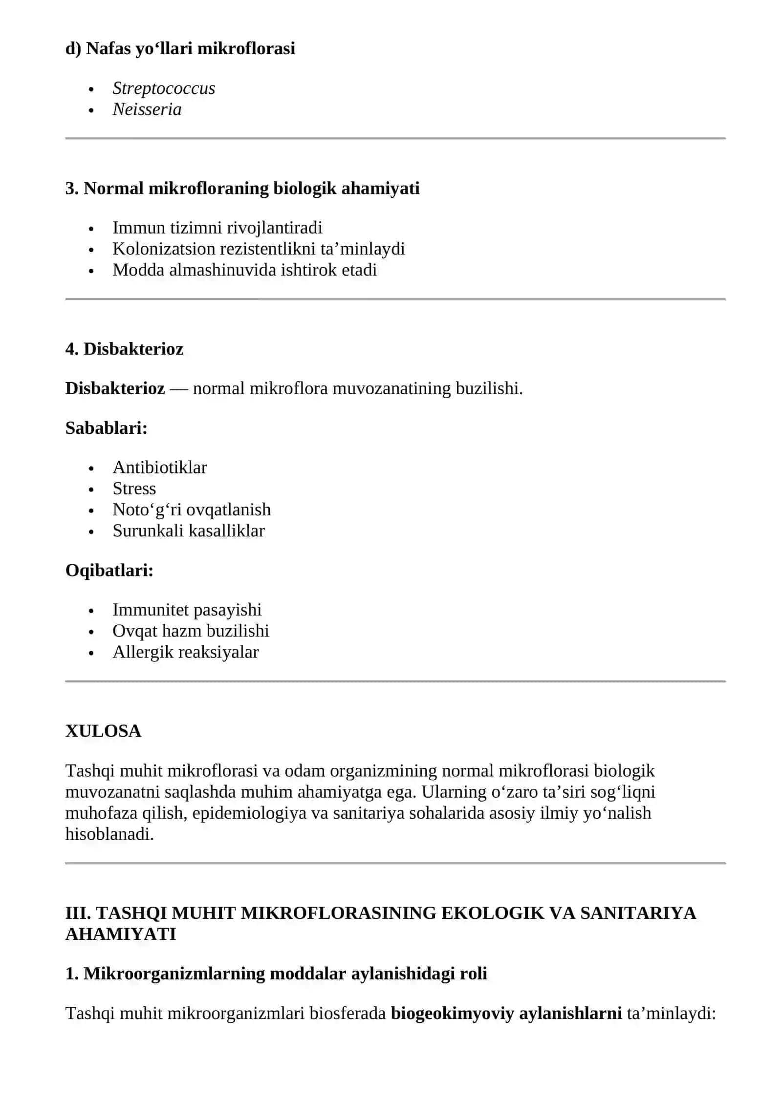 Tashqi Muhit Obektlaridagi Mikroflora 4
