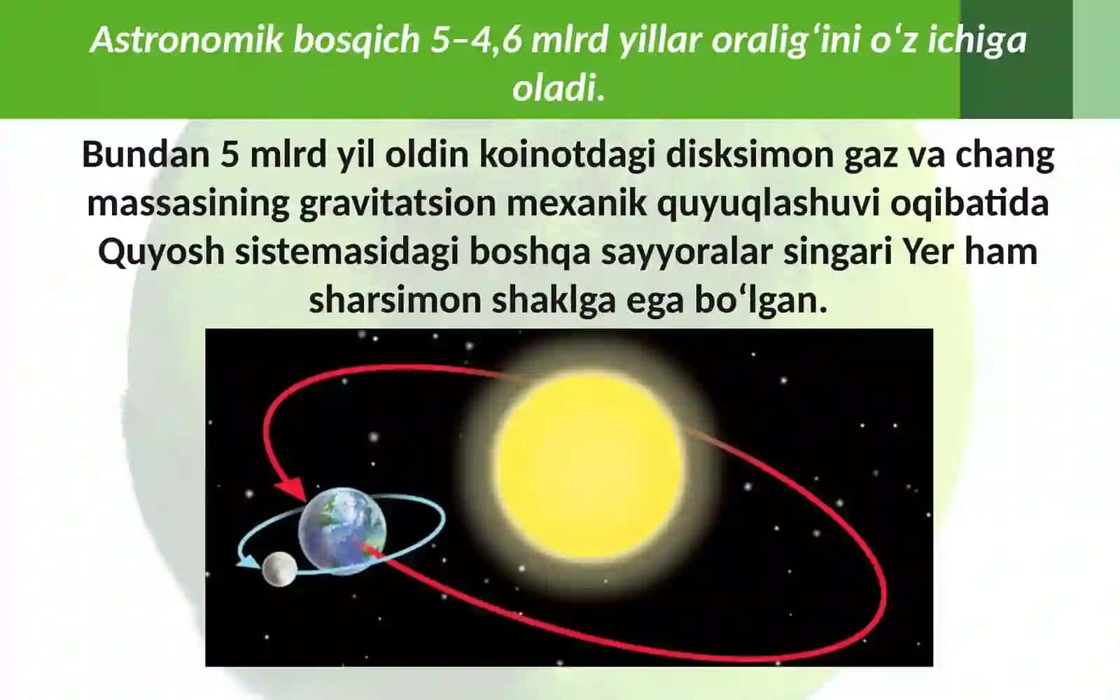 Yer yuzi tabiatining rivojlanish tarixi 4