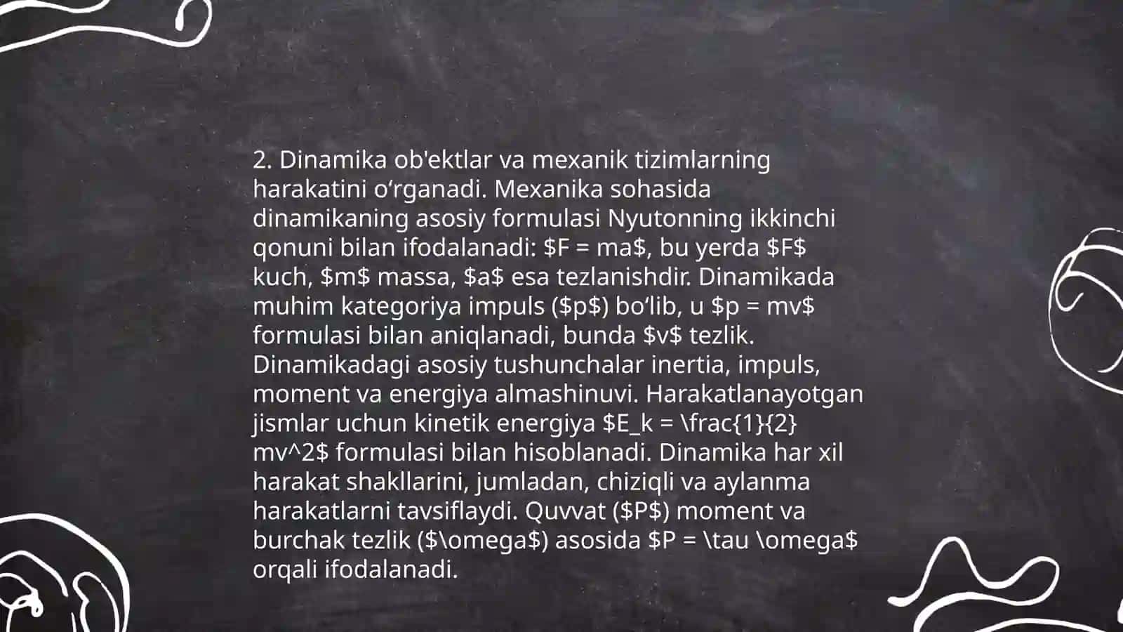 Kinematika - Fizika fanlari 4