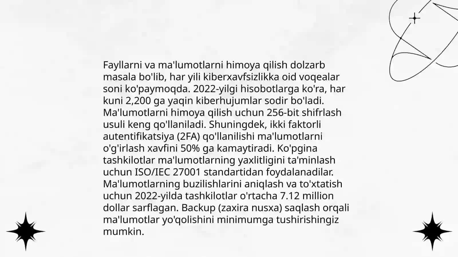 Axborot xavfsizligi siyosatlari 4