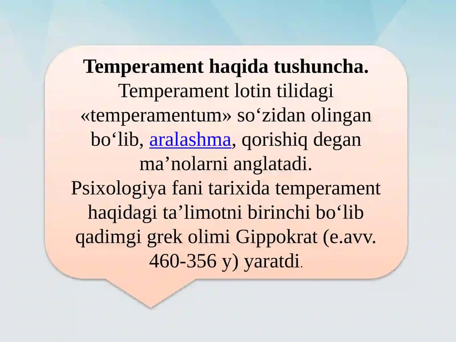 TEMPERAMENT- SHAXS TUZILMASI SIFATIDA 4
