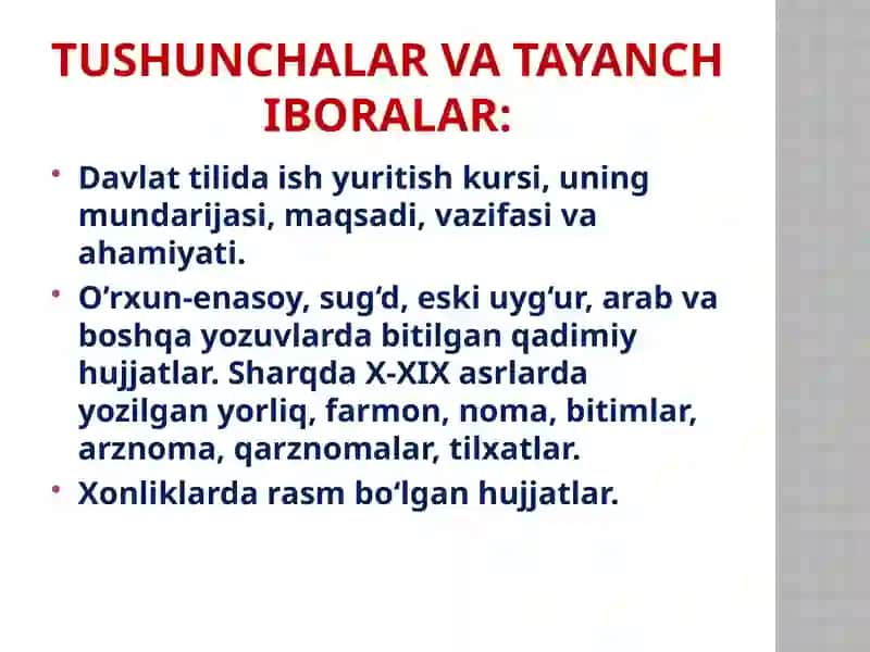 Davlat tilida ish yuritish 4