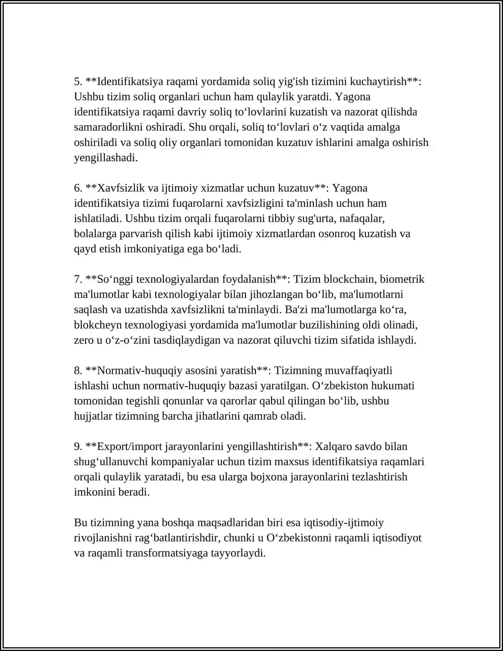Yagona Identifikatsiya Tizimi 4
