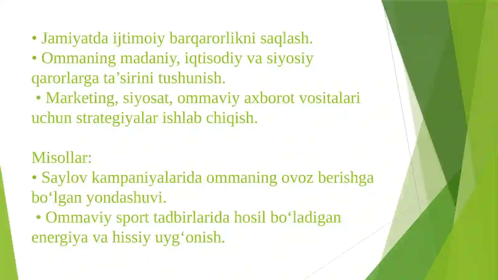 Omma psixologiyasi 4
