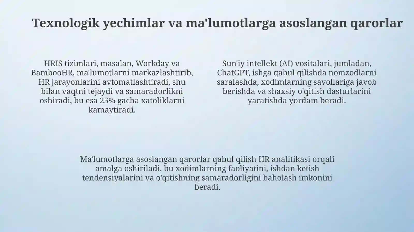 Innovatsiyalar va Insonresurslarini boshqarish 4