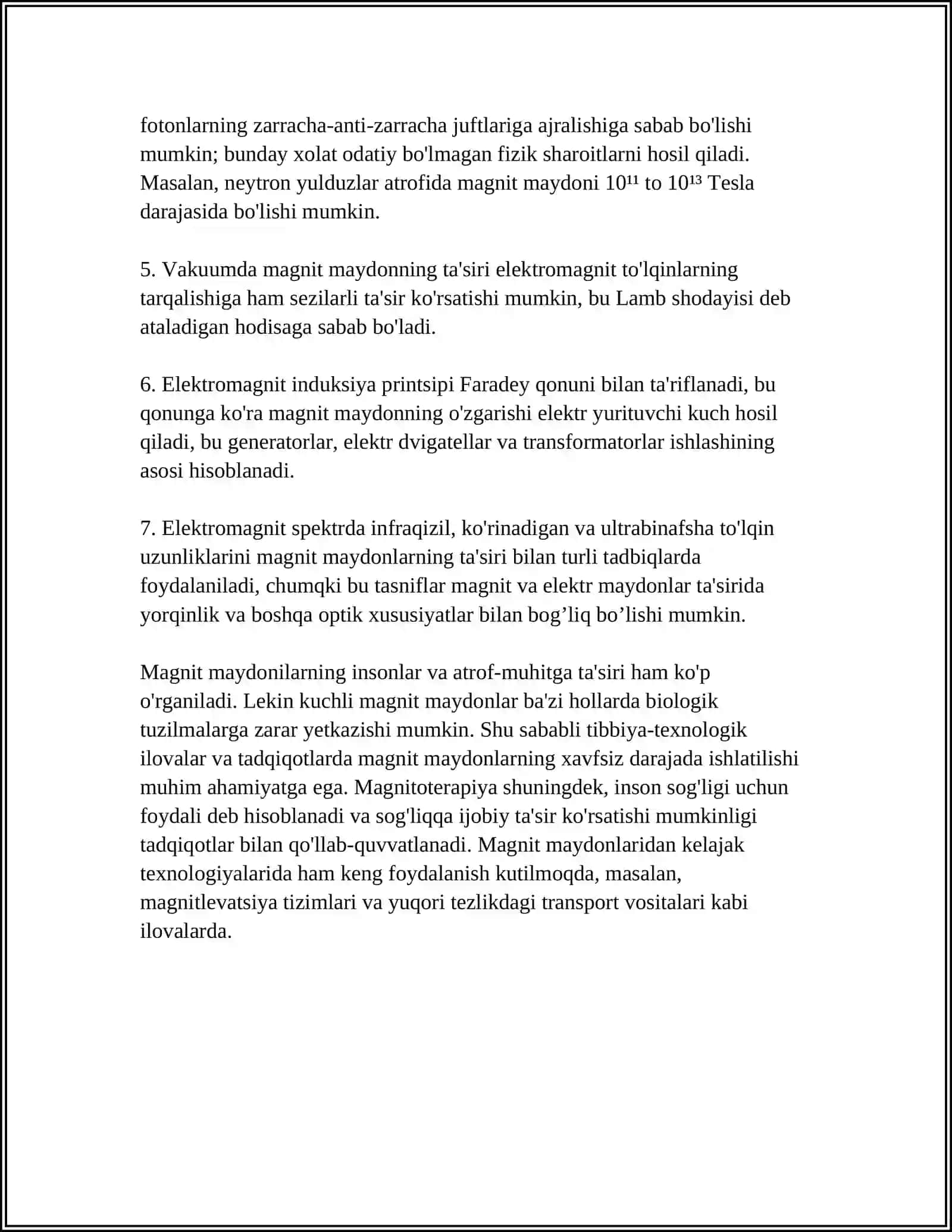 MAGNIT MAYDONIDA ZARYADNING HARAKATI 4