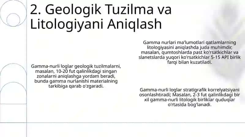 Gamma-nurli Karotaj: Asoslar va Uskunalar 4