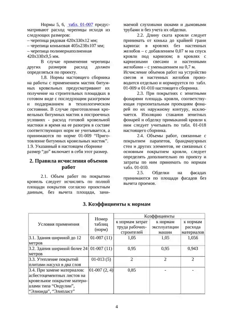 Градостроительные Нормы и Правила, Сборник 12 "Кровли" 4