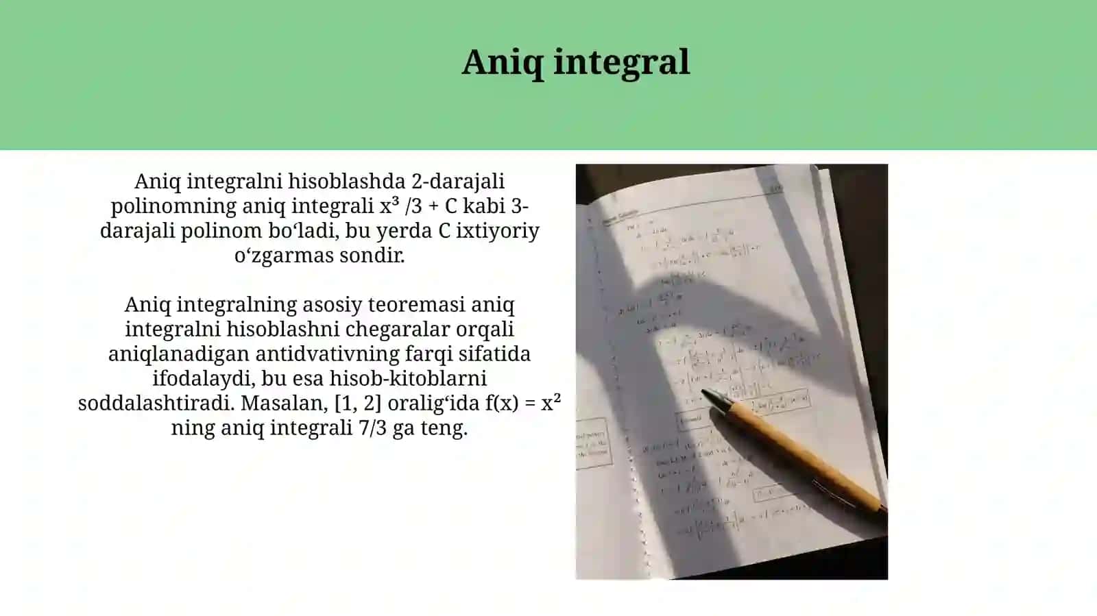 Yuqori Tartibli Hosilalar 4
