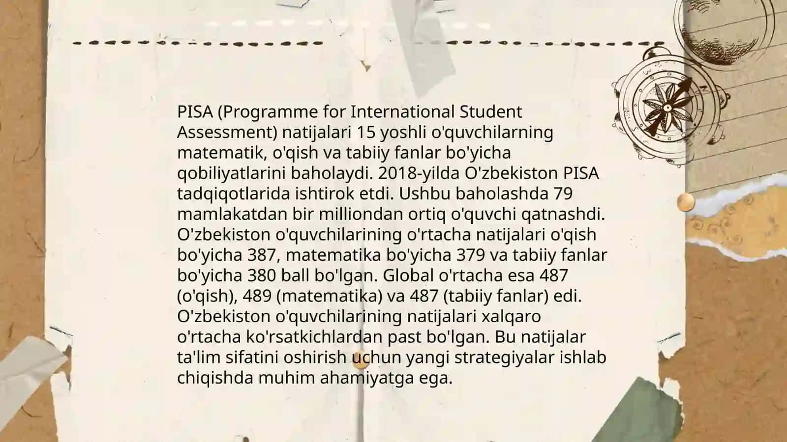3-Mustaqil ta'lim.3.PIZA,PIRLS,TIMSS tadqiqot dasturning o'quvchilar ongida shakllanishi 4