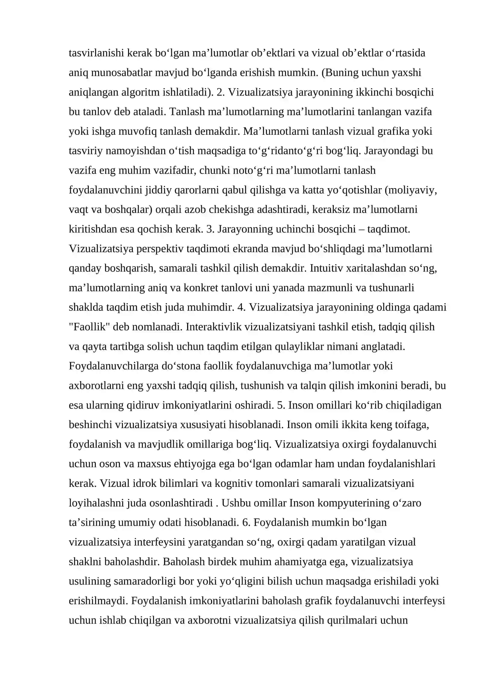 Malumotlarni vizualizatsiya qilish usullari 4