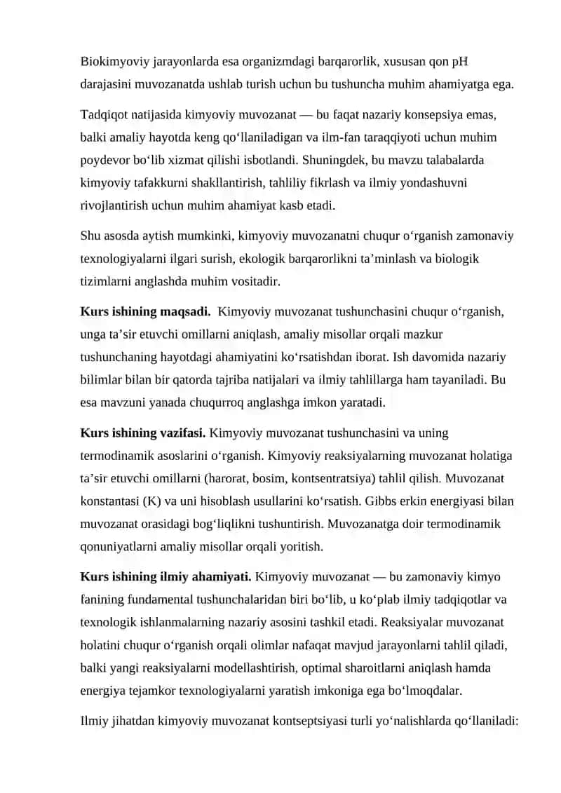 Kimyoviy muvozanat termodinamikasi 4