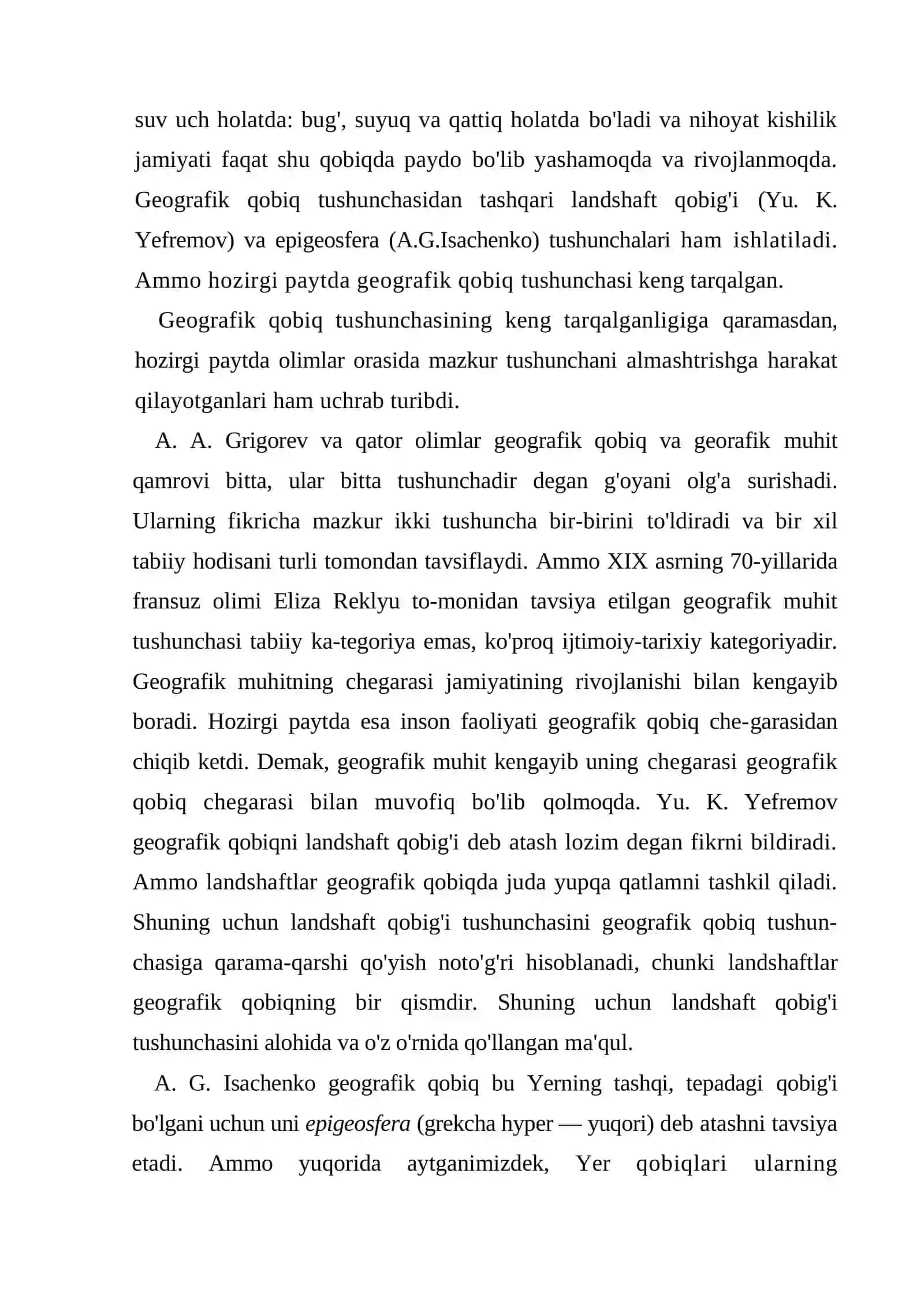 Geografik qobiqning asosiy xususiyatlari 4