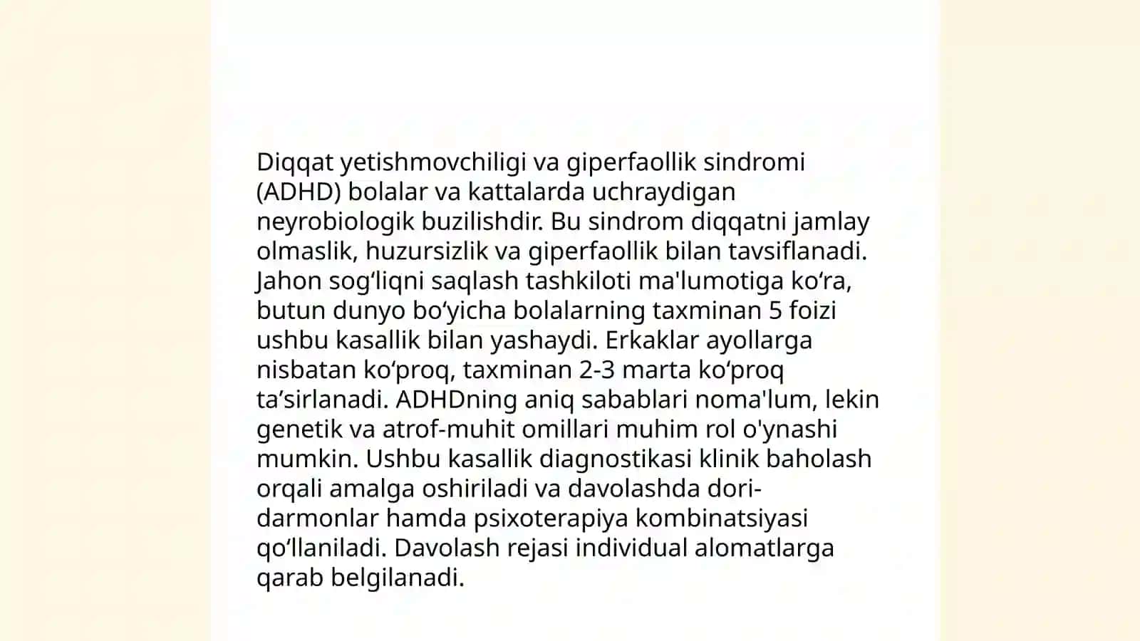Autizm spektri buzilishlari 4