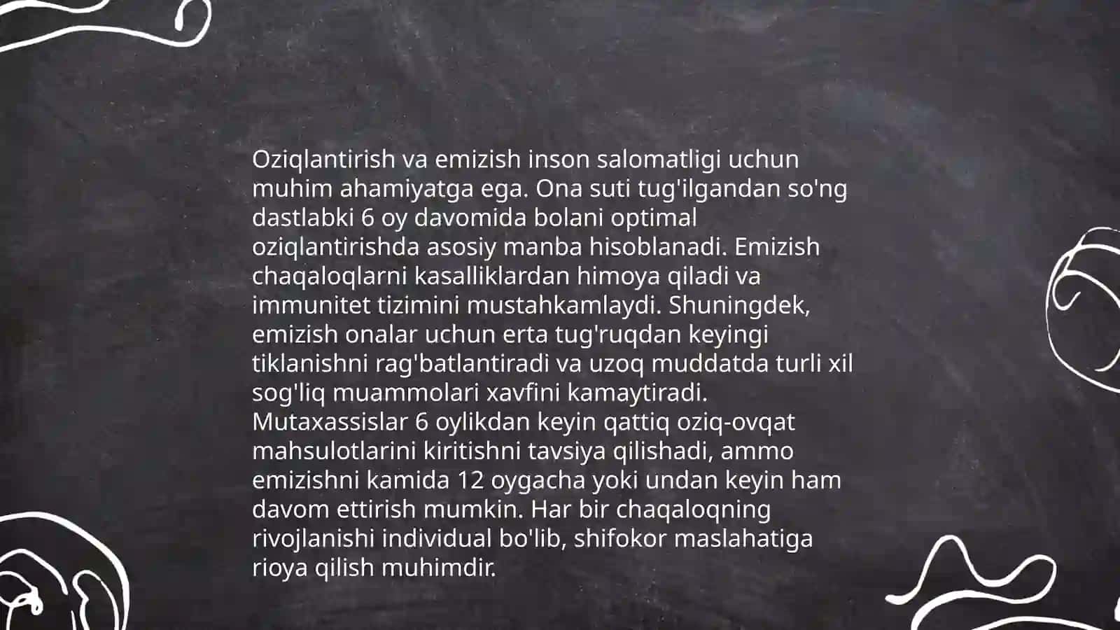 Go‘daklik va chaqaloqlik davri 4