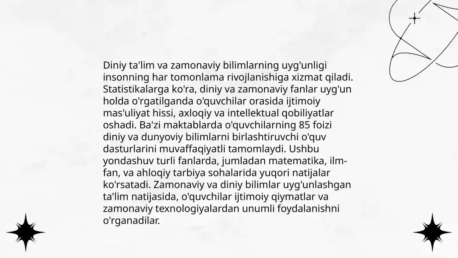 Oʻzbekiston yoshlari etiqodining taʼlim muassasalari bilan olib berilgan ishlarning mazmuni 4