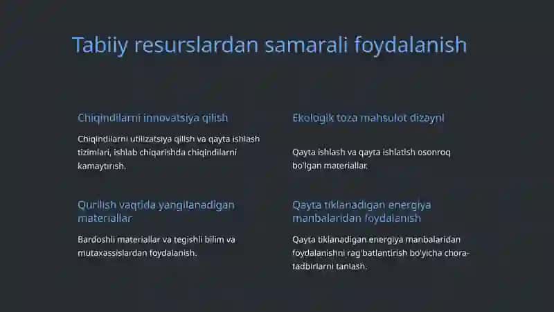 Atrof-muhit va tabiiy resurslar iqtisodiyoti 4