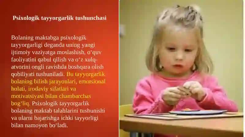 Bolaning maktabga psixologik tayyorgarligi 4