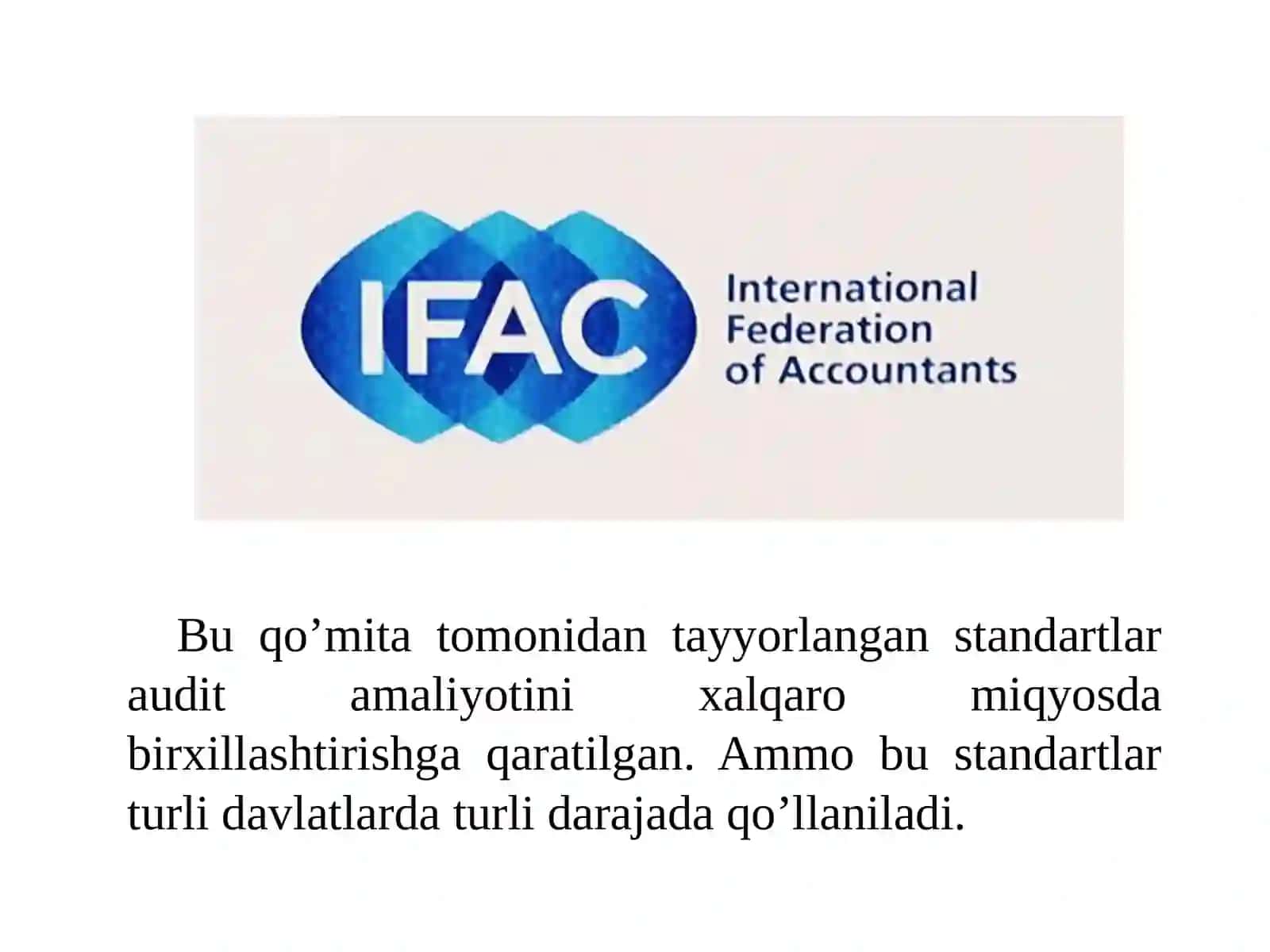 AXALQARO STANDARTLARINING MOHIYATI 4