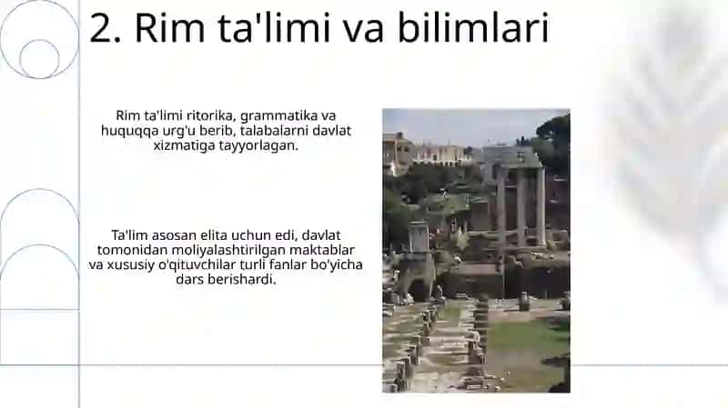 Qadimgi Rimlik olimlar 4