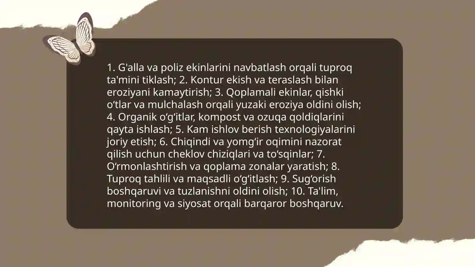 Tabiiy resurslardan oqilona foydalanish 4