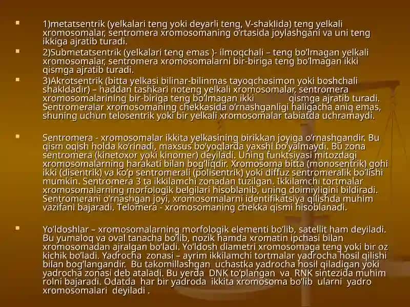 Xromosoma va uning tuzilishi 4