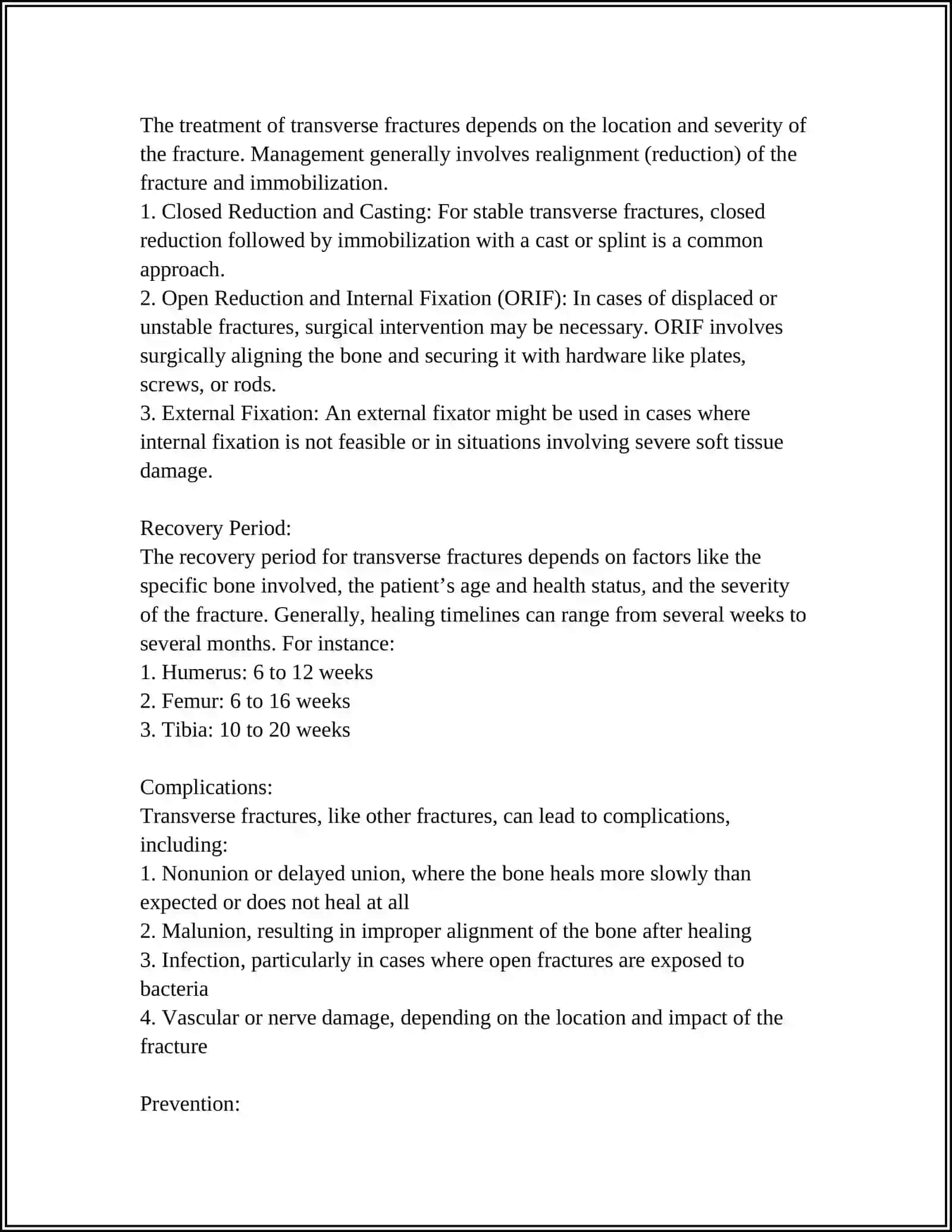 BONES. TYPES OF BONE FRACTURES 4