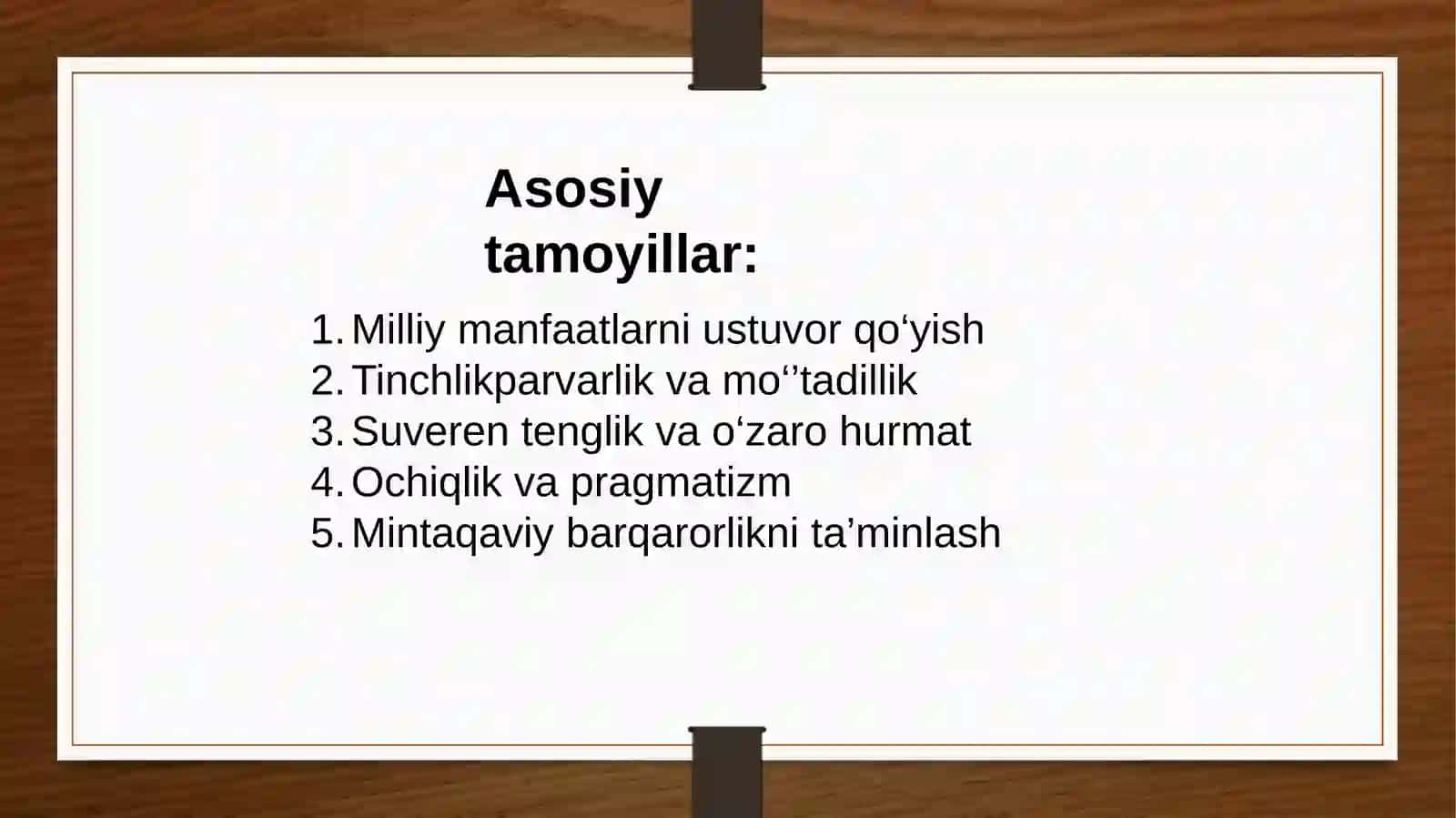 Oʻzbekiston tashqi siyosati 4