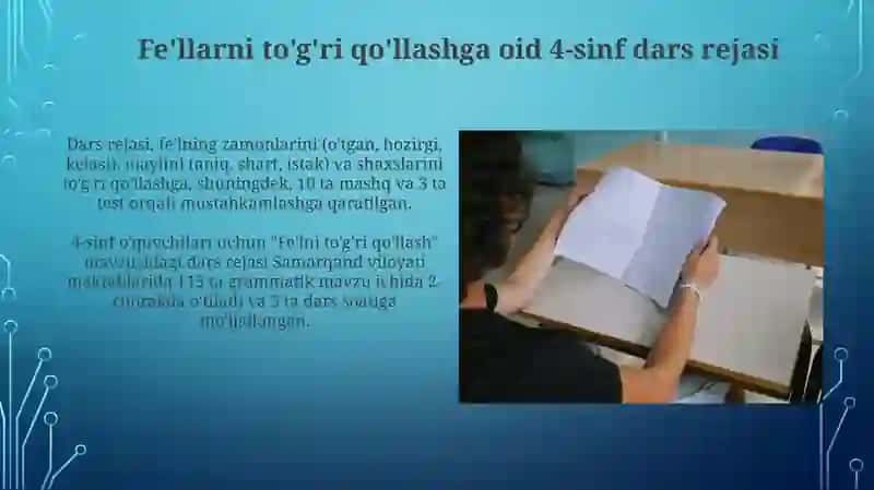 4-sinf ona tili 4