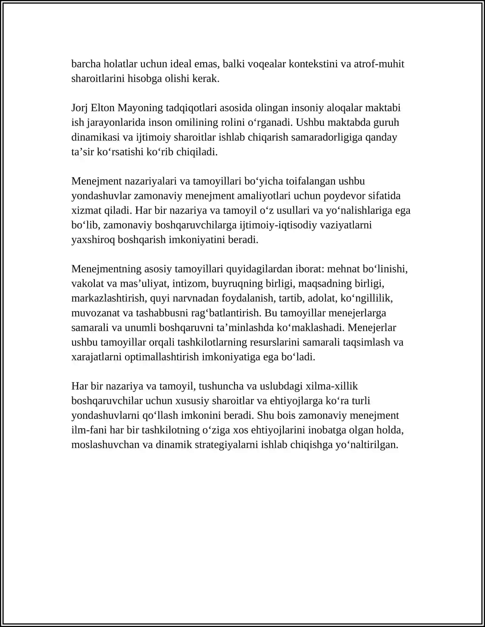 SANOAT KORXONASI UNING MENEJMENTI 4