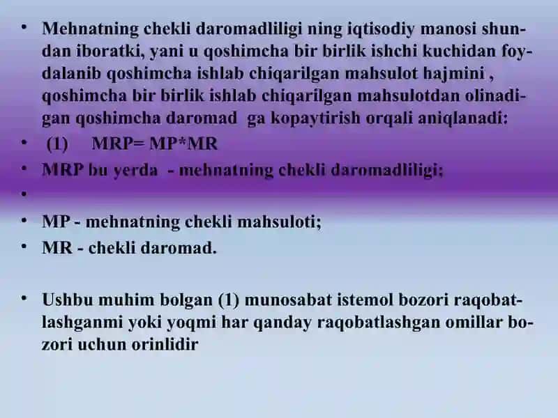 Ishlab chiqarish omillari bozori 4