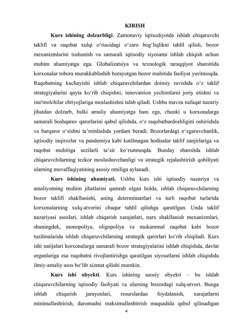 ISHLAB CHIQARUVCHI TAKLIFI VA RAQOBAT XULQI 4