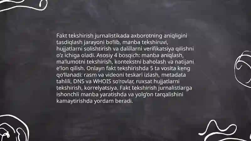 Manbalar bilan ishlash 4