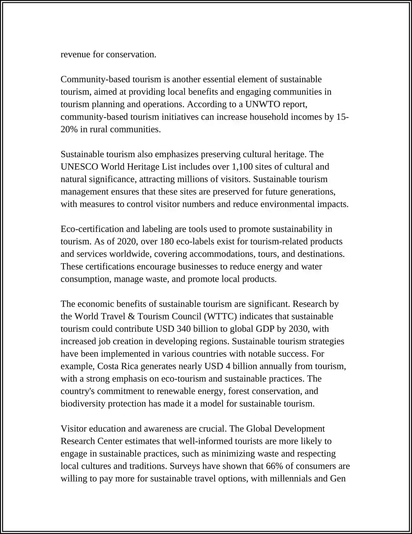 Sustainable Tourism 4
