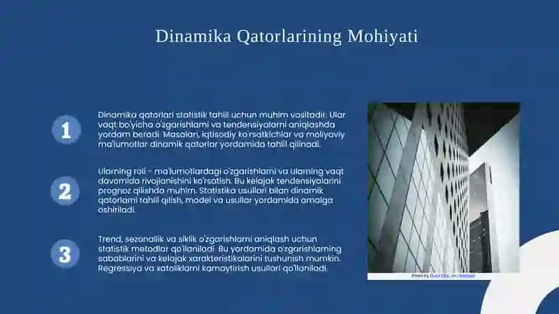 Dinamika Qatorlarining Mazmuni 4