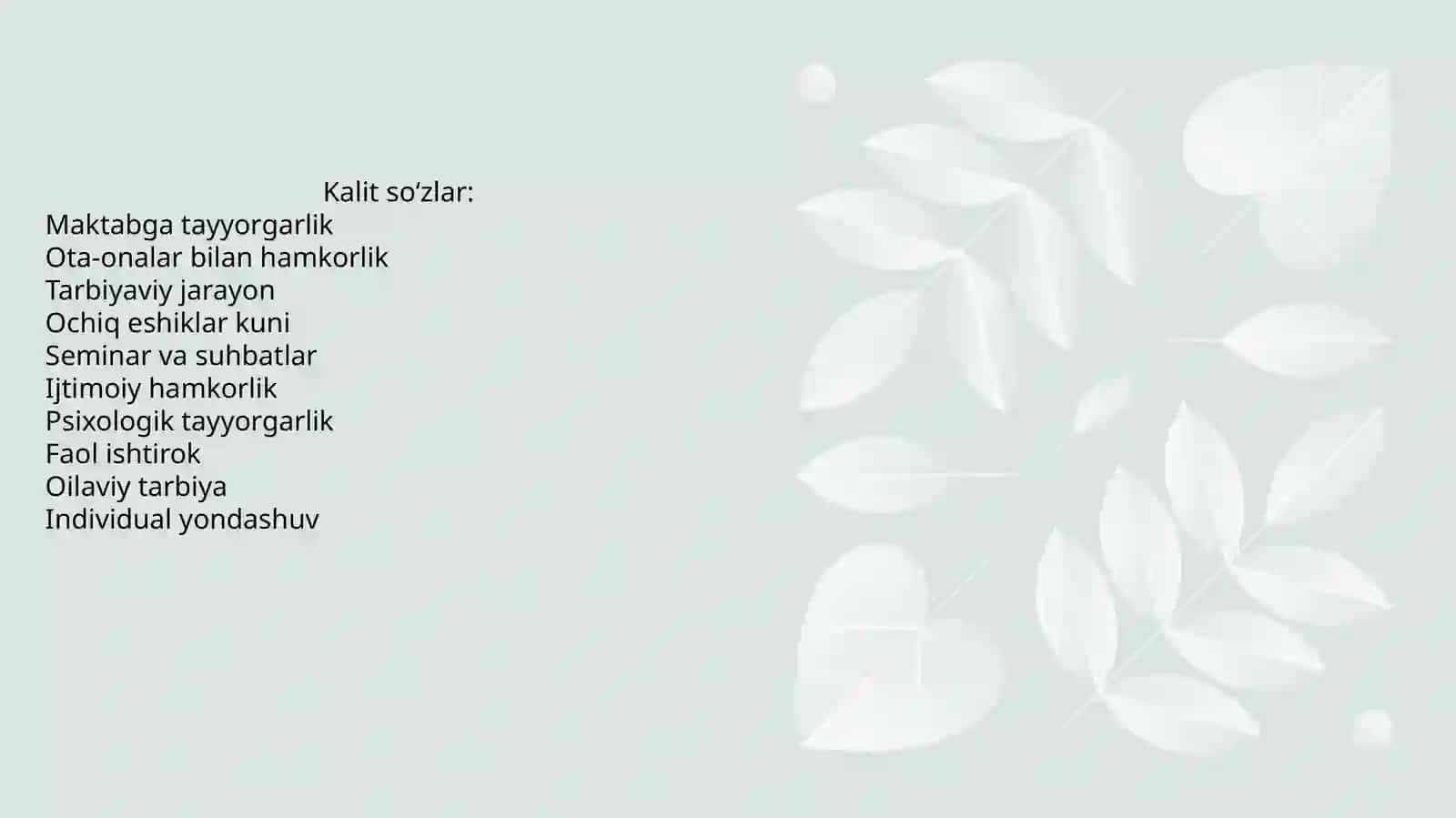 Bolalarnimaktabgatayyorlashdatarbiyachiningkasbiypedaogikmahorati 4