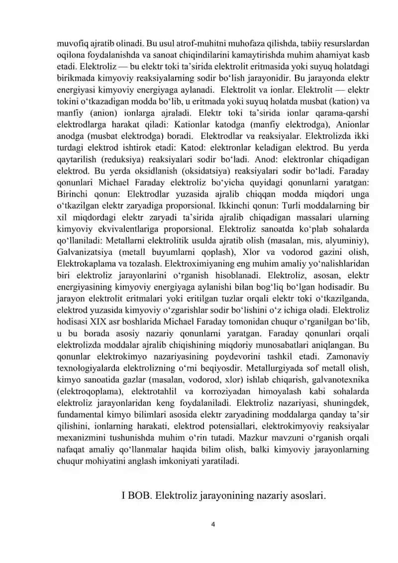 Elektroliz jarayonlari 4