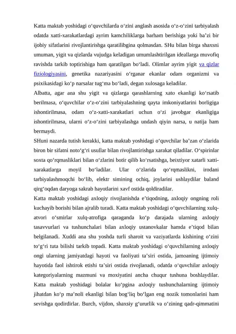 O`SPIRINLARNING AXLOQIY QADIRYATLARI 4
