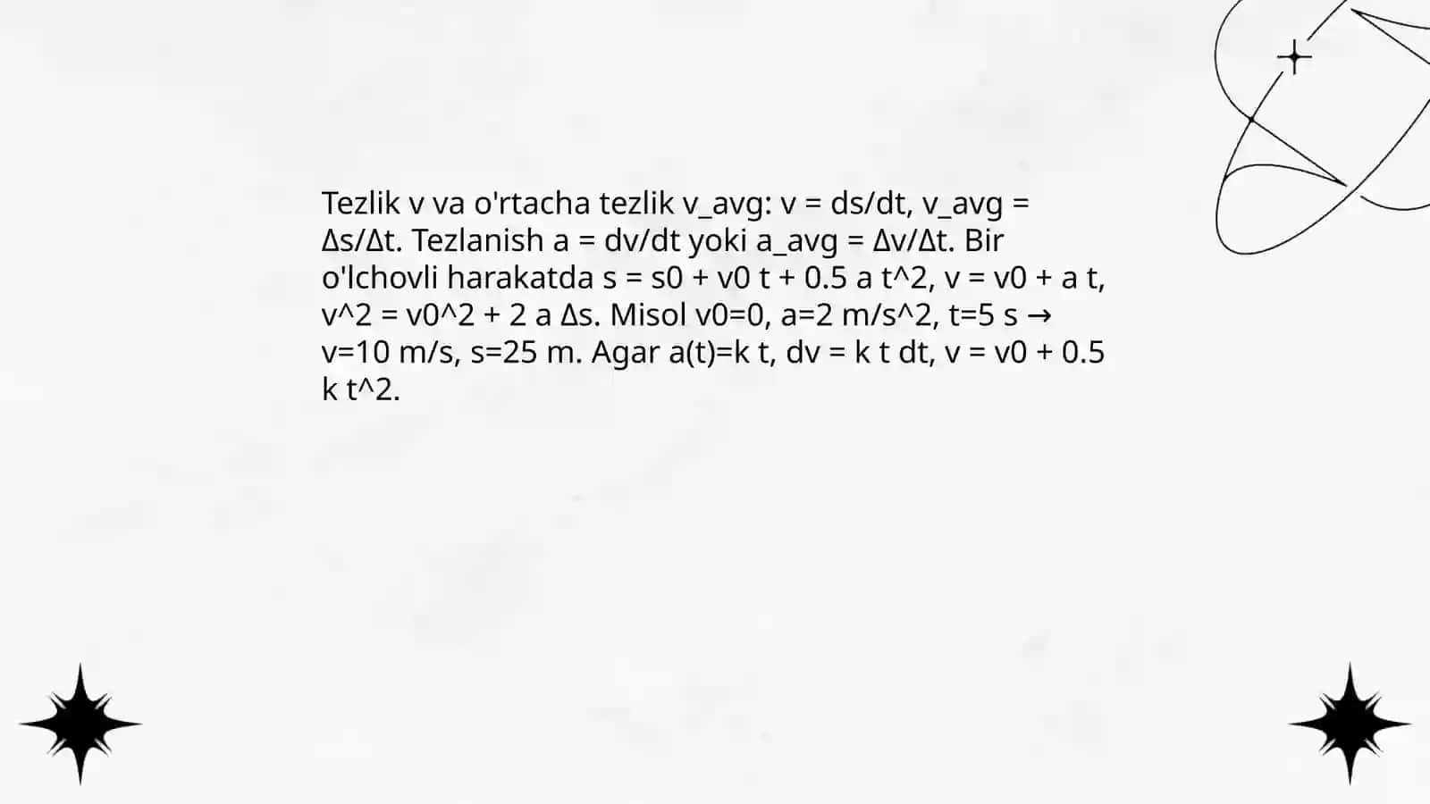 Hosilaning tatbiqlari 4