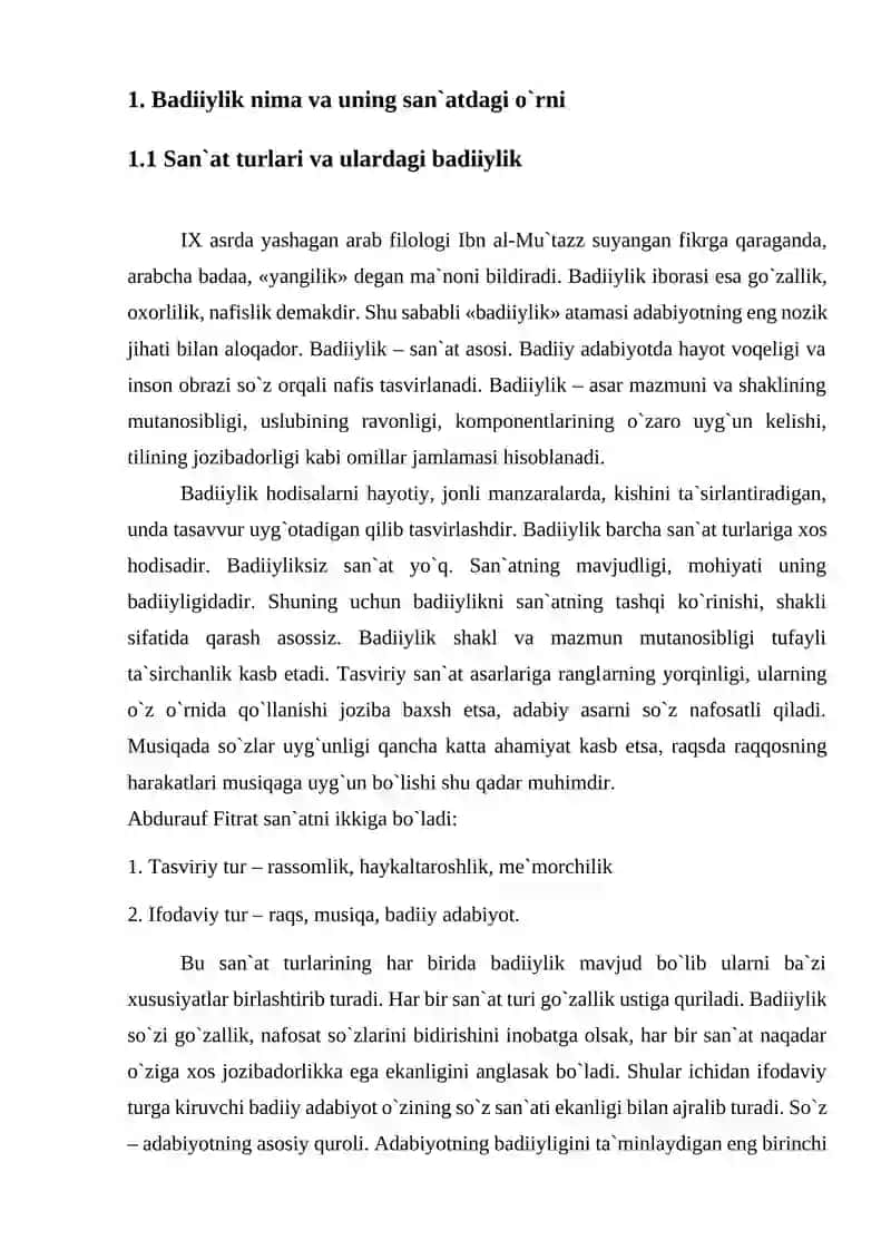 Badiiylik belgilari va xususiyatlari 4