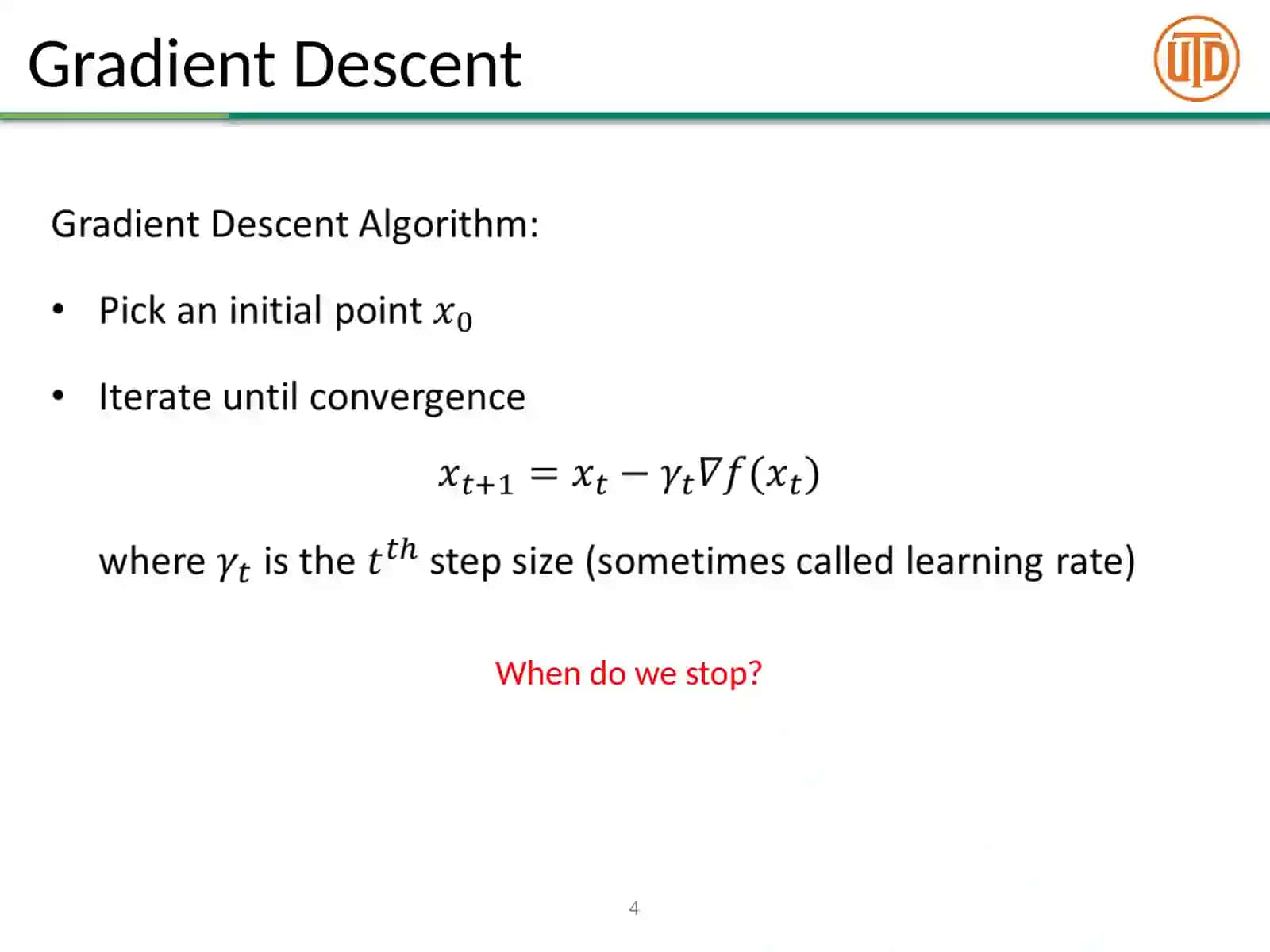 Gradient Descent 4