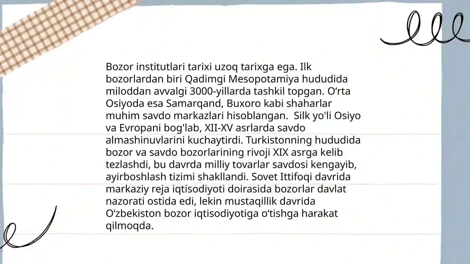 Reja va bozor institutlari qonuniyatlari 4
