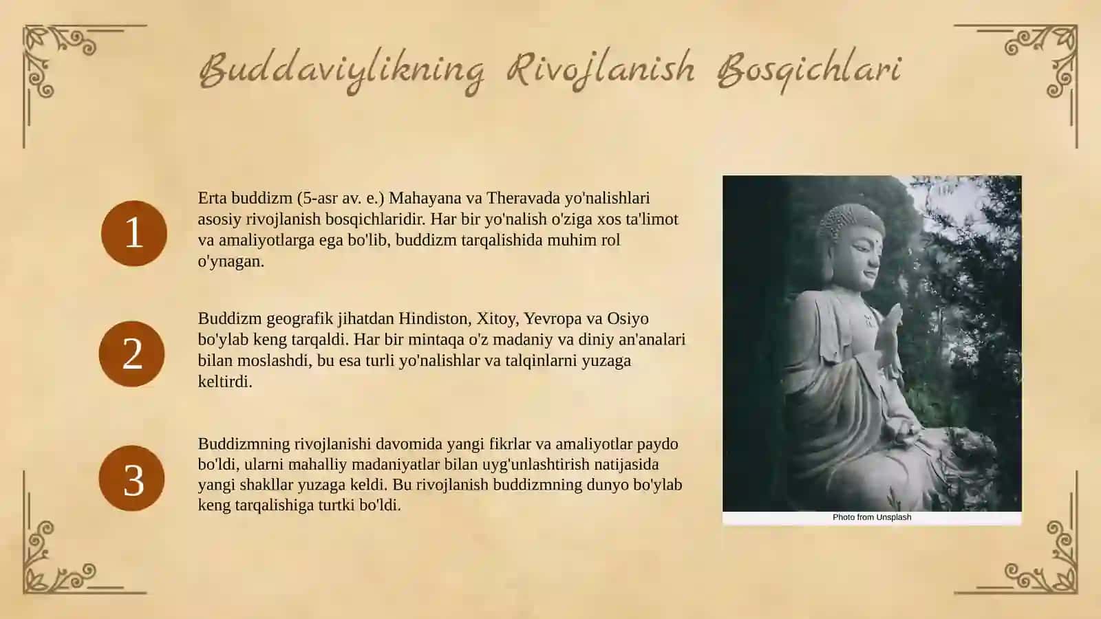 Buddaviylik dini tarixi va gʻoyalari 4