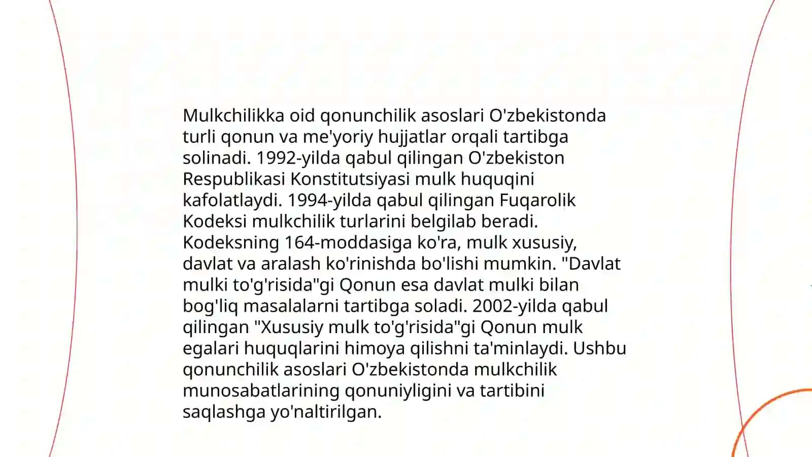 Mulkchilik shakillari o'zgarishining yo'llari va usullari 4