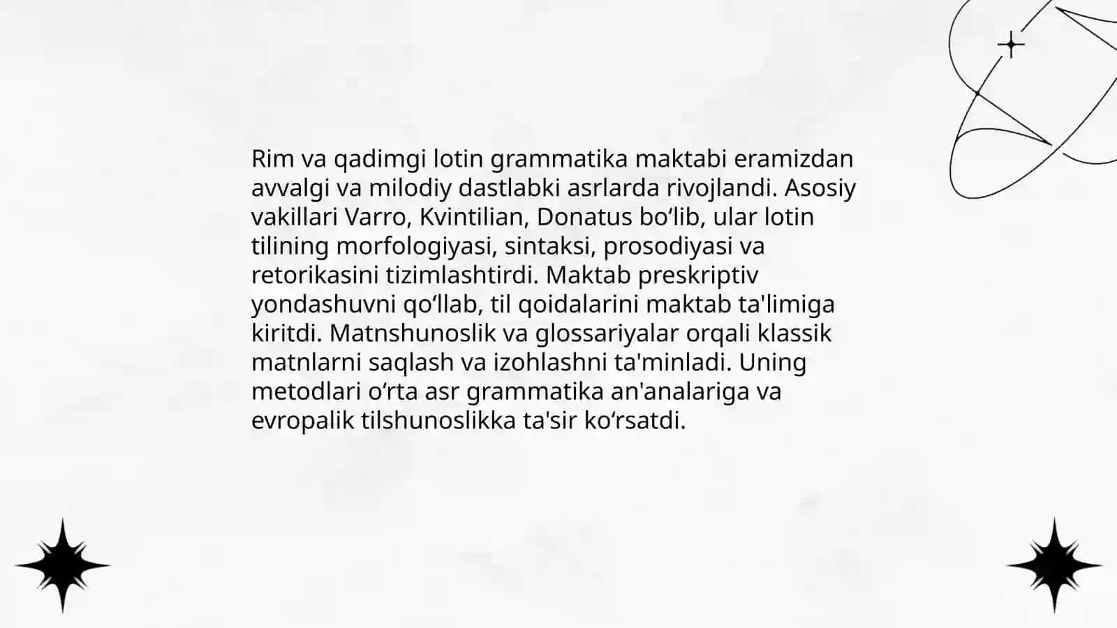 Qadimgi hind va yunon grammatika an'analari 4